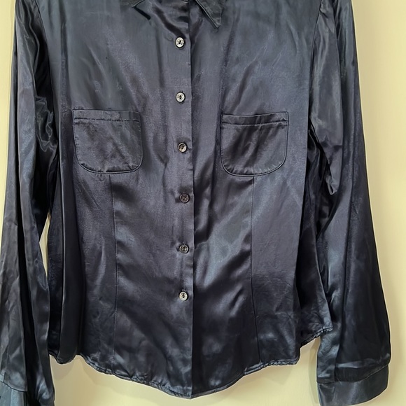Odds & Evens button down shirt - blue - size large - Picture 5 of 7